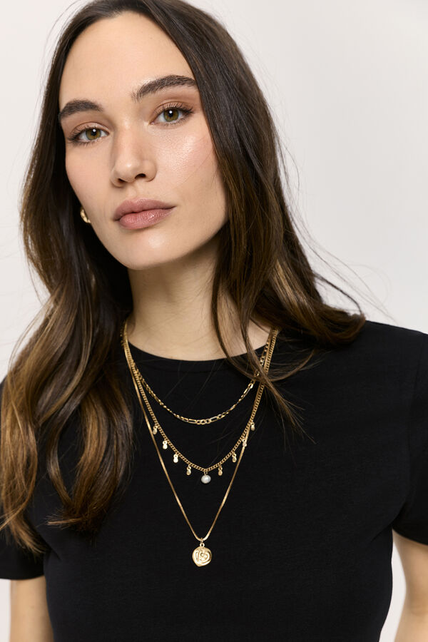 Milano T-shirt manga curta Preto