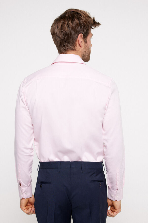 Fifty Outlet Camisa microestrutura Rosa