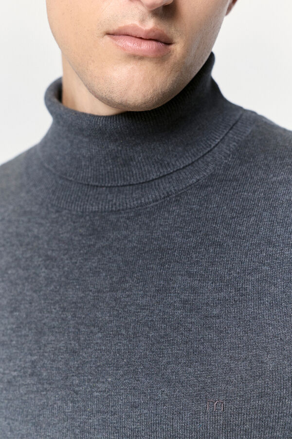 Milano Camisola de gola Cinzento oscuro