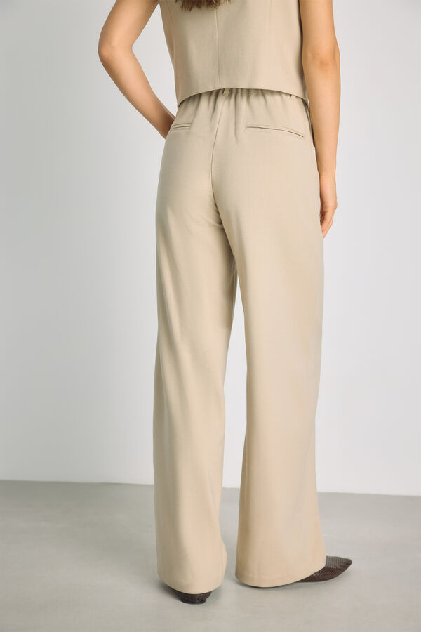 Milano Pantal&oacute;n sastrero Beige
