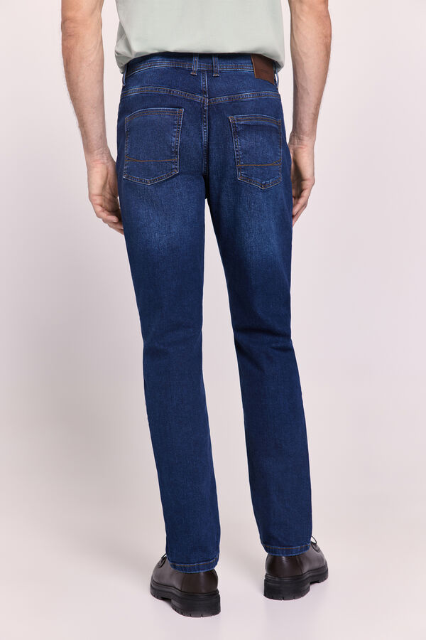 Pedro del Hierro Calça calça de corte clássico Azul