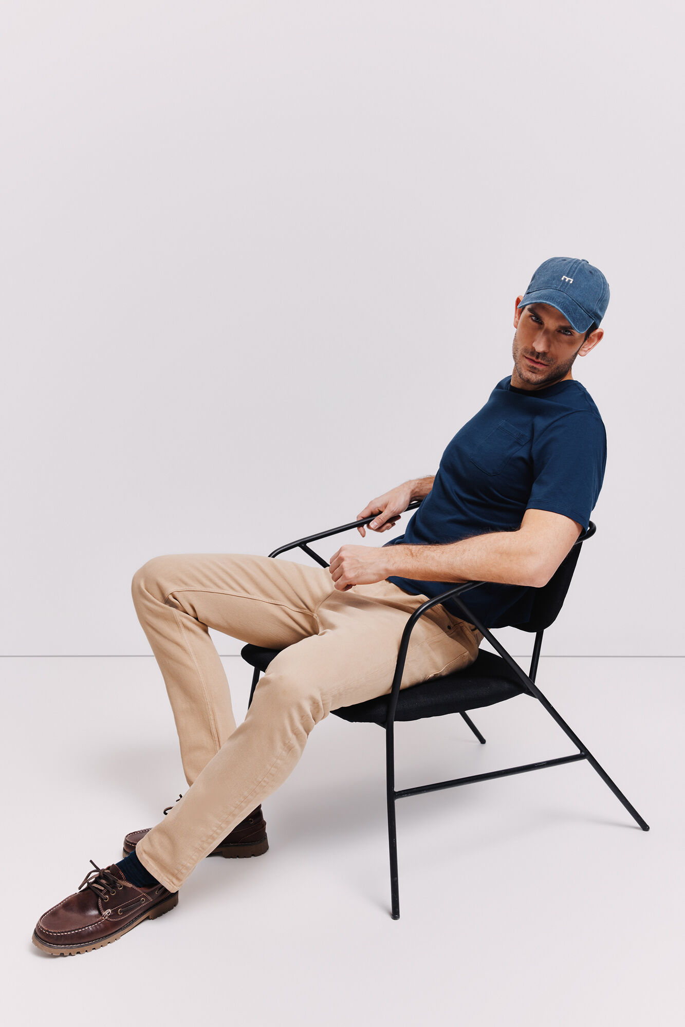 Milano Camiseta b&aacute;sica con bolsillo