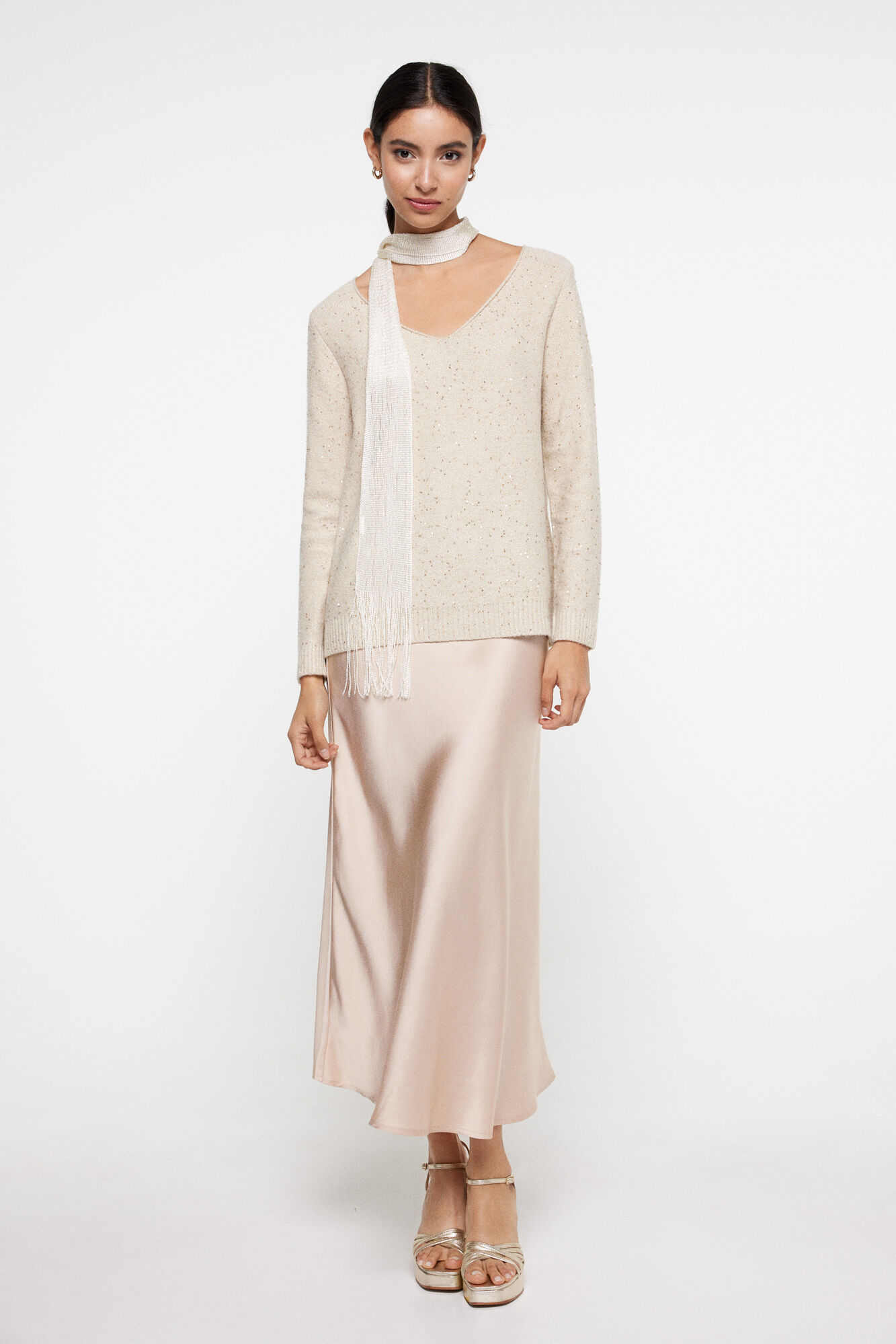 Milano Saia midi cetim