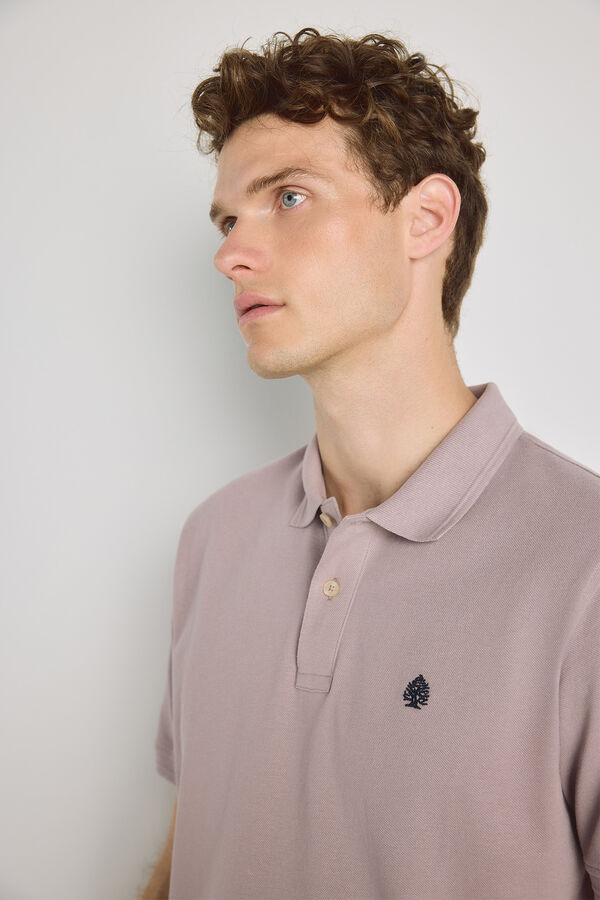 Springfield Polo de manga curta Rosa