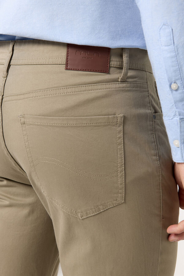 Fifty Outlet Pantalón 5 Bolsillos Slim Beige