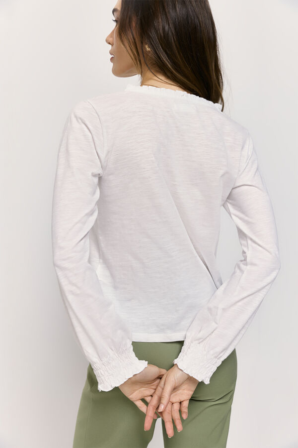 Milano Camiseta manga larga Blanco