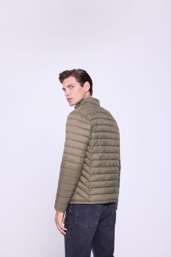 Milano Casaco reversível ultraleve Cáqui escuro