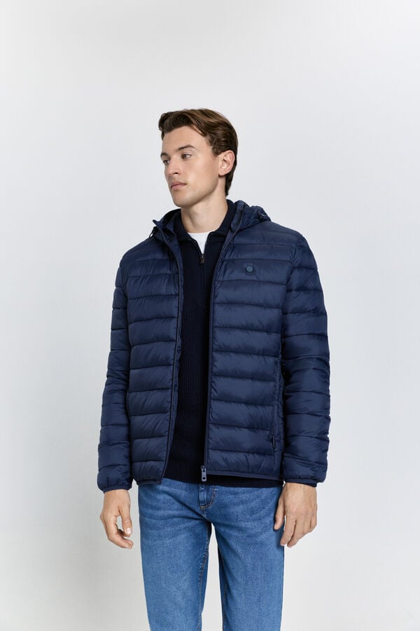 Milano Casaco com capuz Marinho