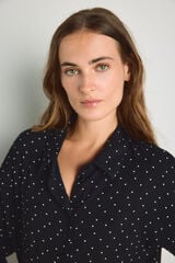 Milano Camisa estampada Preto