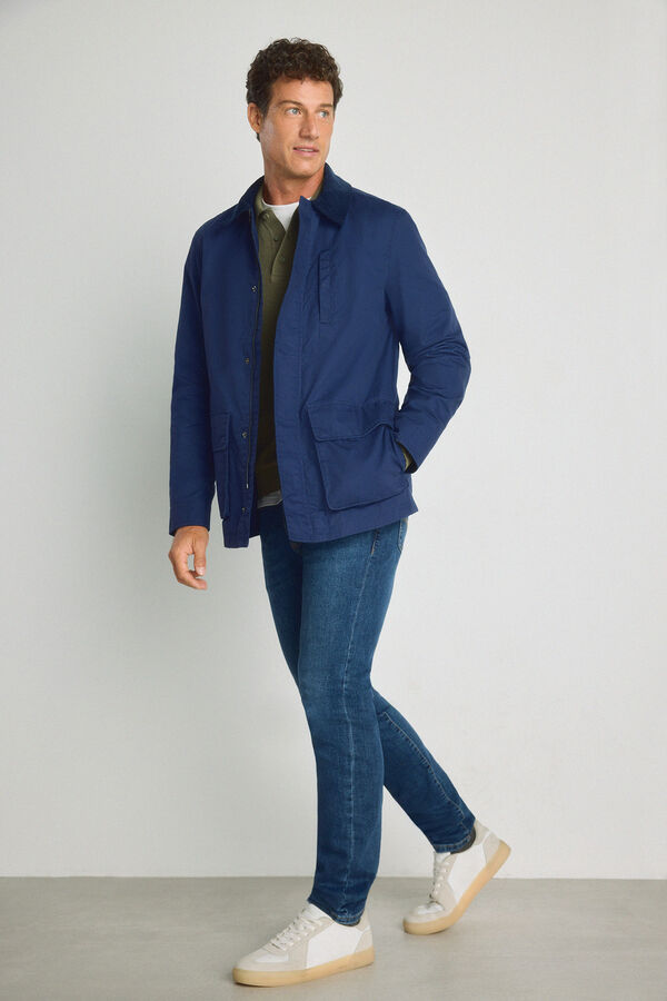 Milano Chaqueta de algod&oacute;n Navy