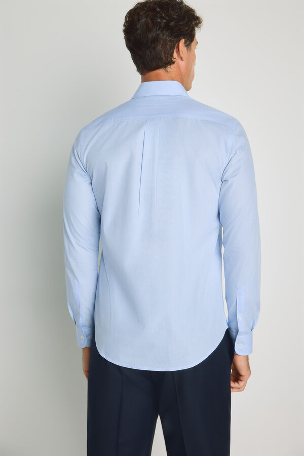 Milano Camisa de manga comprida Azul claro