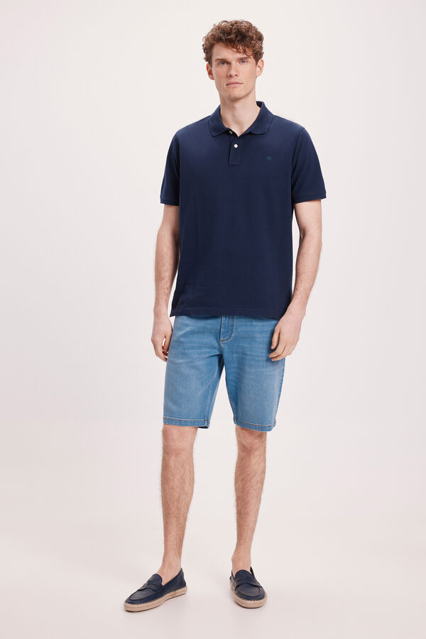 Pedro del Hierro Bermuda PDH Jeans Slim Azul