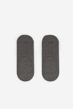 Fifty Outlet Calcetines pinkies pack de 2 Gris oscuro
