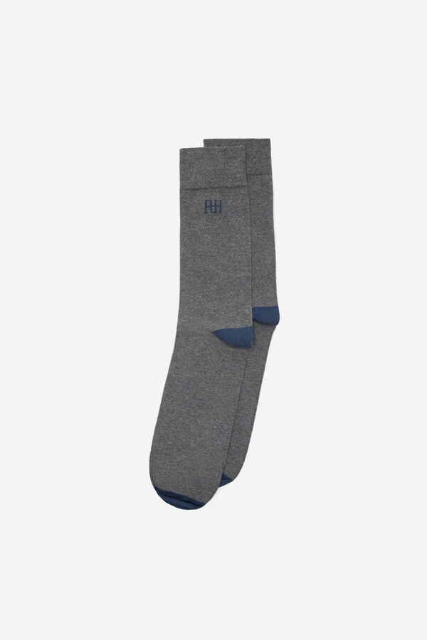 Fifty Outlet Calcetines Jacquard Algodón gray