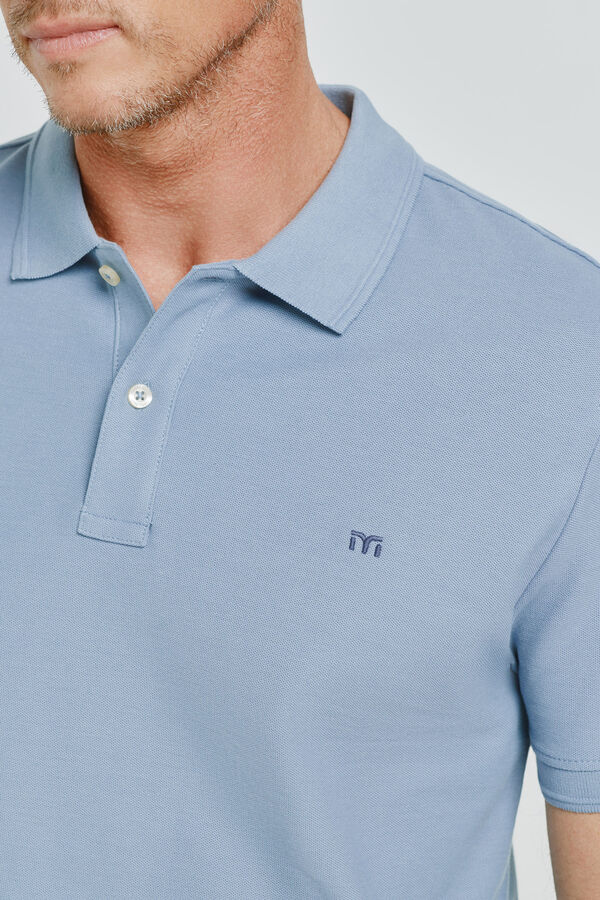 Milano Polo manga corta Azul