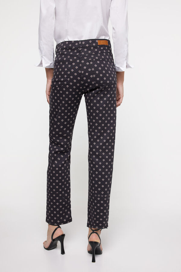 Milano Cal&ccedil;as estampadas Preto