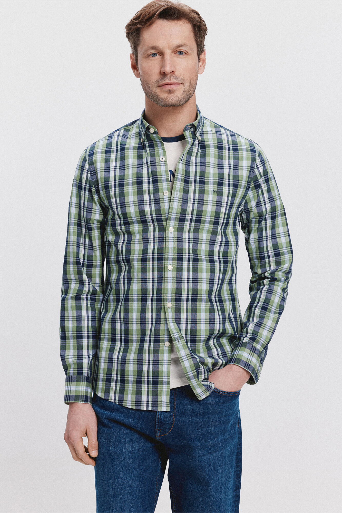 Milano Camisa de Popelina
