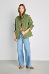 Milano Casaco denim colorido Verde