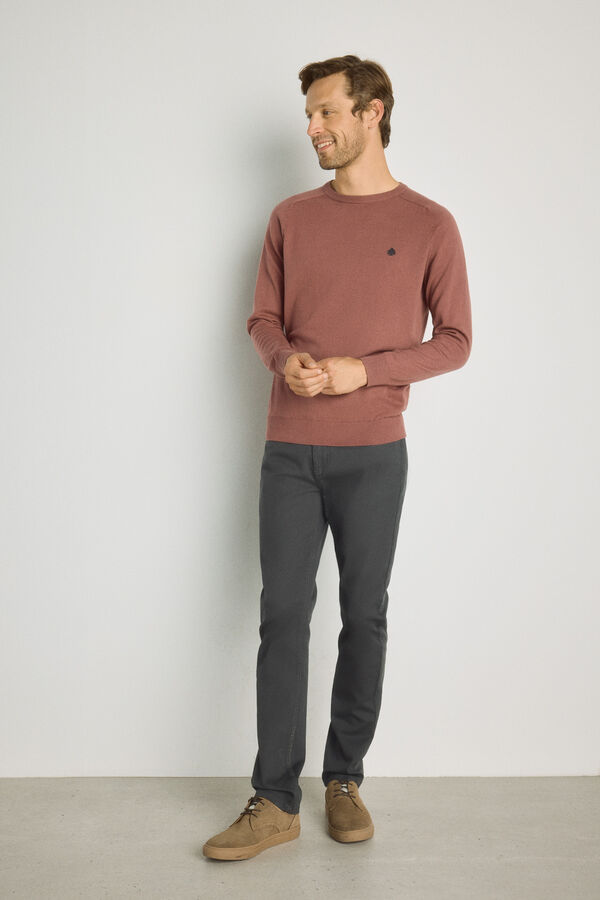 Springfield Camisola gola caixa Vinho