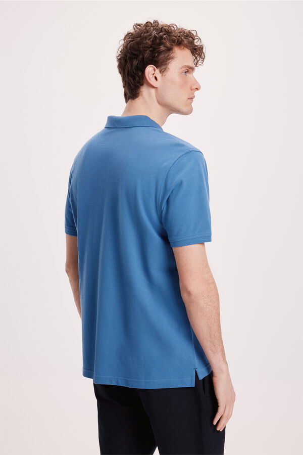 Pedro del Hierro Polo B&aacute;sico PDH Azul