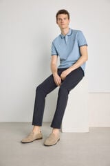 Pedro del Hierro Cal&ccedil;as chino slim fit Marinho