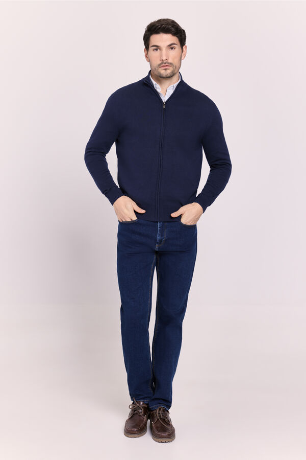 Milano C&aacute;rdigan cremallera Navy