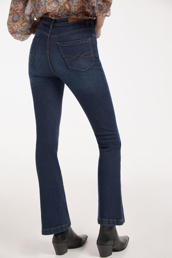 Fifty Outlet DENIM SOSTENIBLE FLARE Azul Oscuro