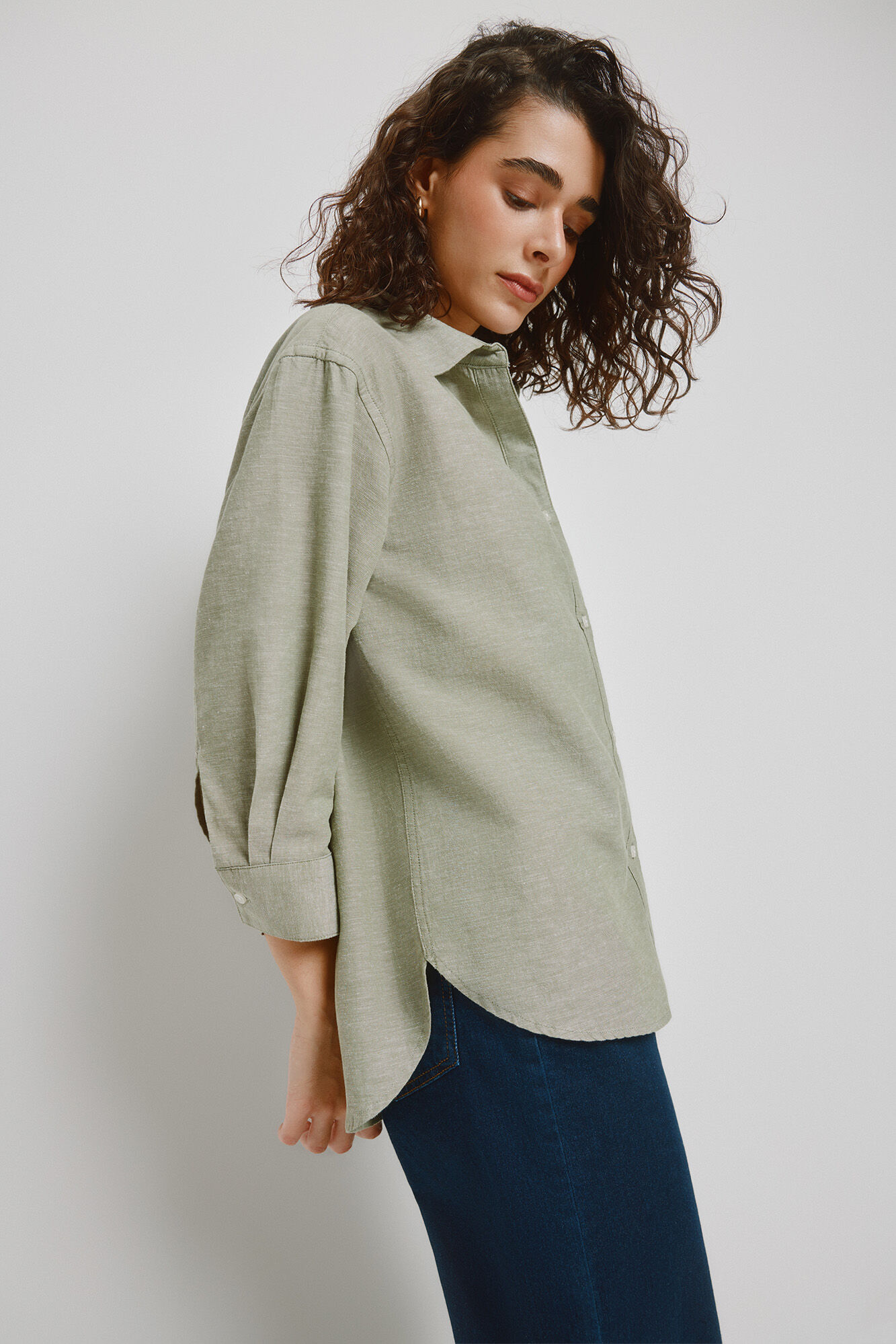 Milano Camisa gola camiseira