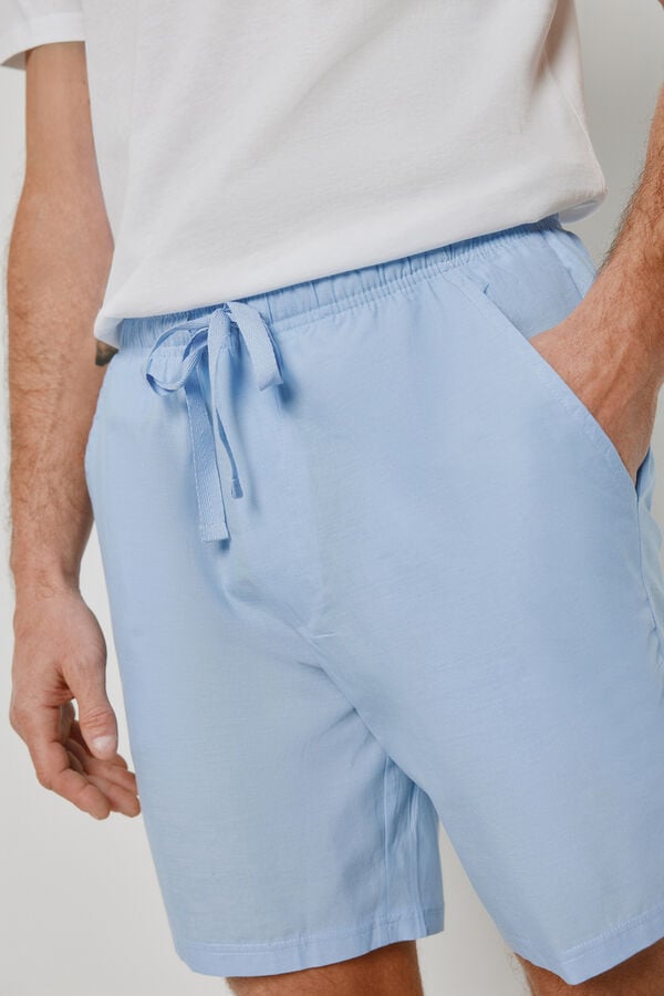 Milano Pijama de malha e tecido Branco