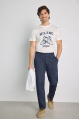 Milano Pantal&oacute;n chino regular fit Navy