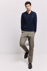 Pedro del Hierro Pantal&oacute;n chino regular fit Kaki Oscuro