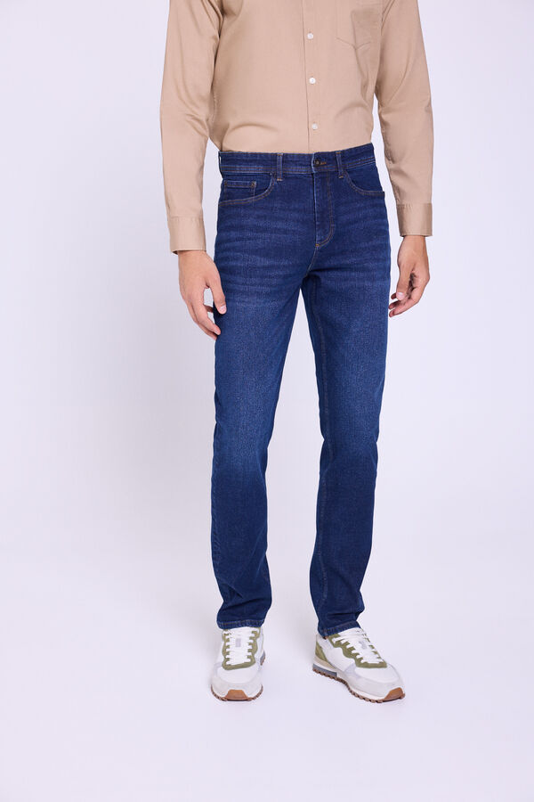 Milano Pantalón Vaquero Slim Fit Azul Oscuro