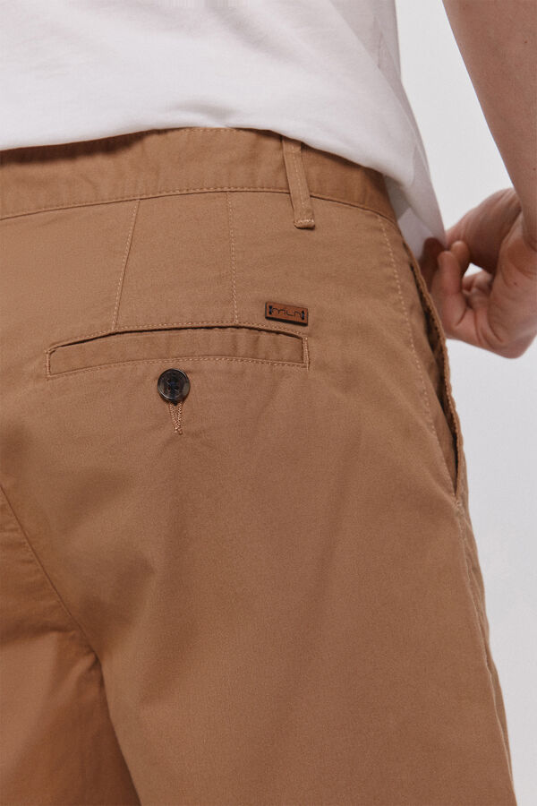 Milano Bermuda Clásica Lisa Beige