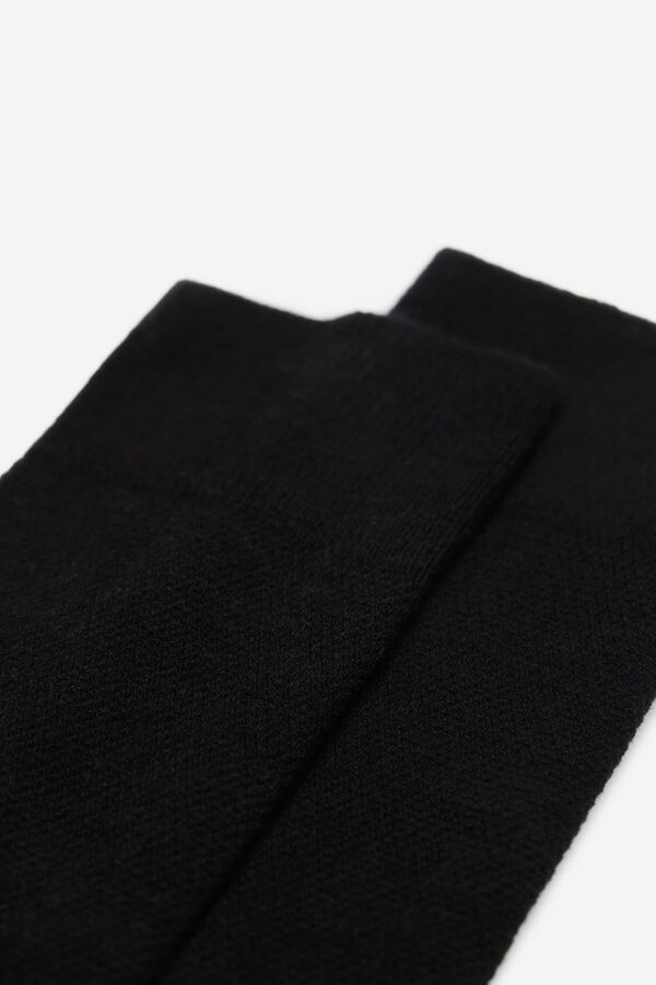 Milano Pack de meias estruturadas Preto