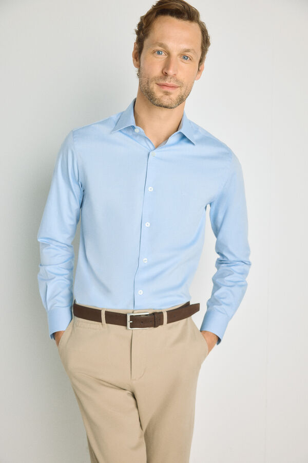 Pedro del Hierro Camisa manga larga Azul