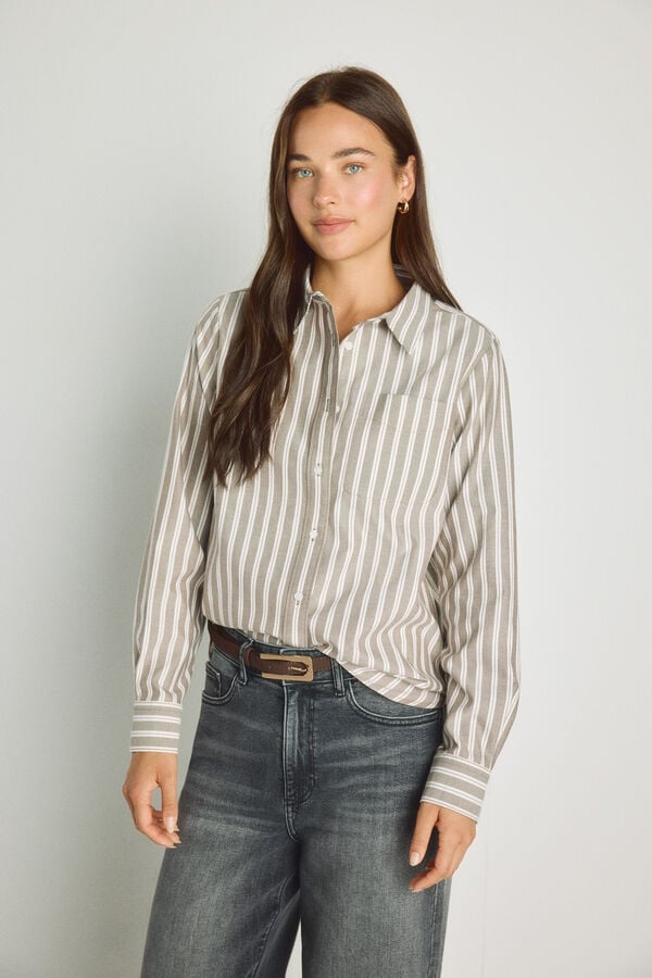 Milano Camisa oxford Camel