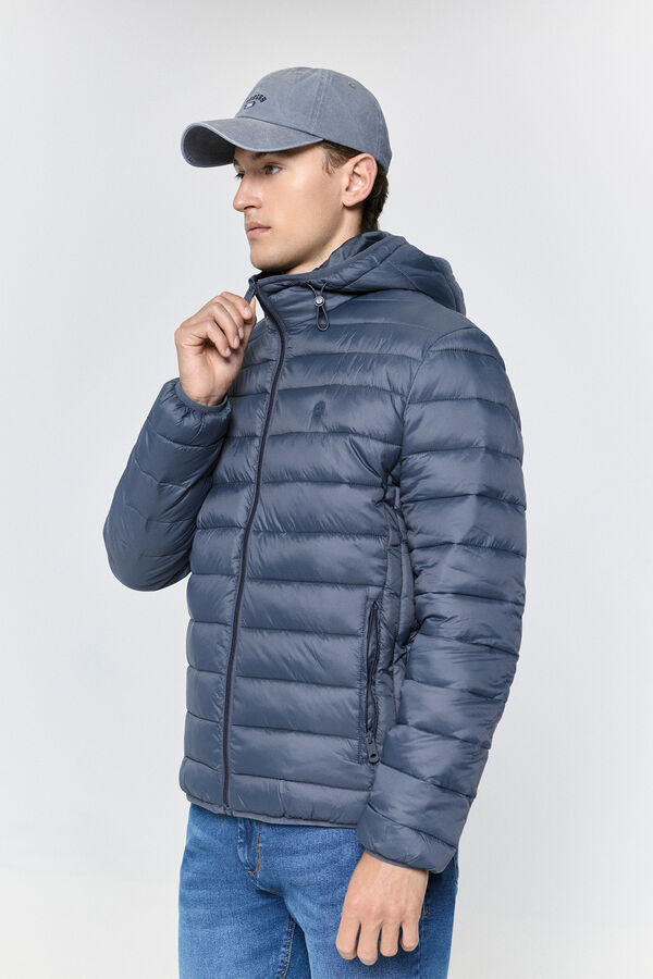 Milano Casaco com capuz Cinzento oscuro