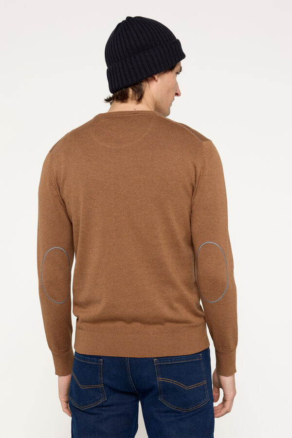 Milano Camisola com gola caixa redonda Púrpura