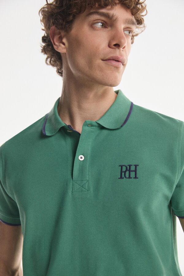 Fifty Outlet Polo Big Logo PDH Verde