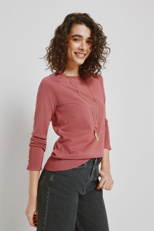 Milano Camisola gola redonda Coral