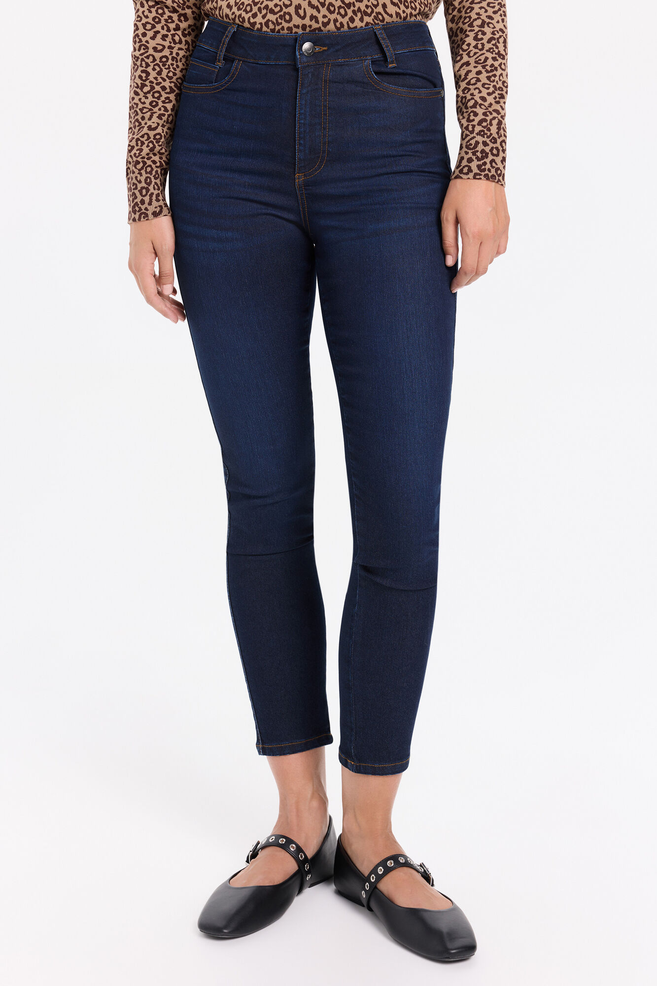 Milano Jeans slim tiro medio