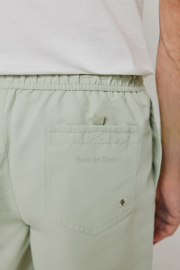 Pedro del Hierro Fato de banho liso C&aacute;qui m&eacute;dio