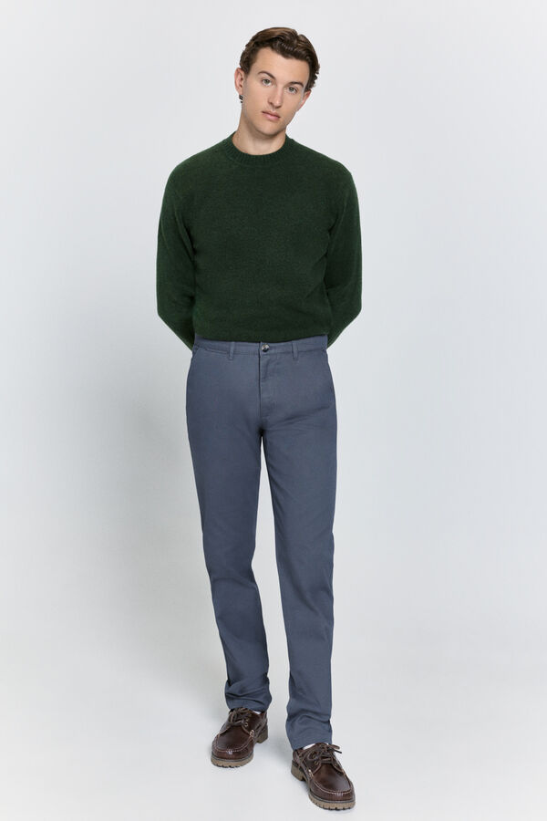 Milano Pantalón chino regular fit Gris Oscuro