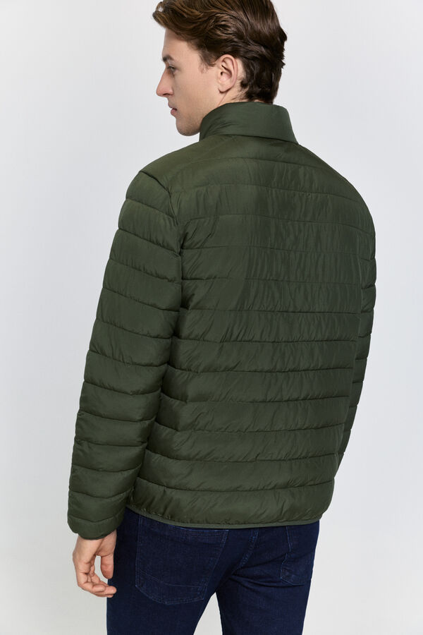 Cortefiel Chaqueta acolchada ultralight Kaki