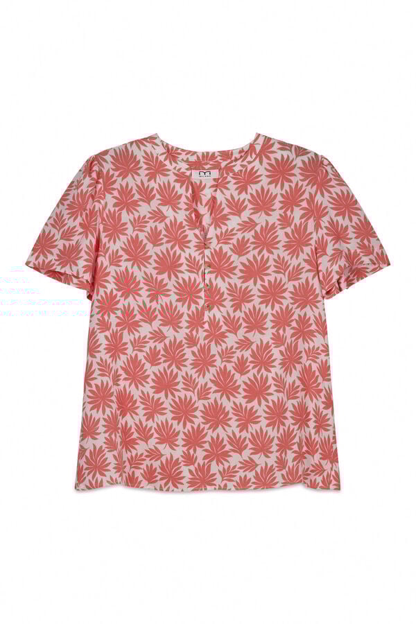 Milano Blusa estampada Coral