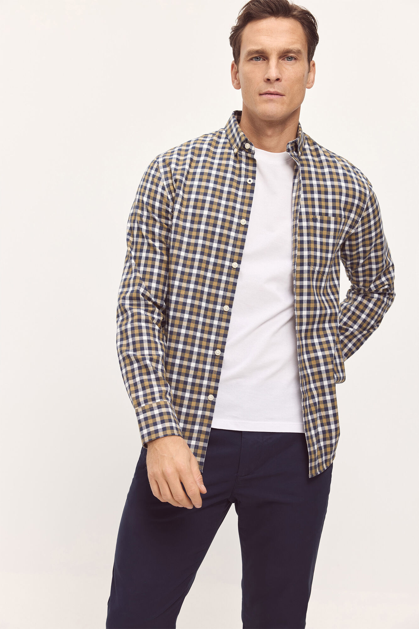 Milano Camisa Twill Xadrez