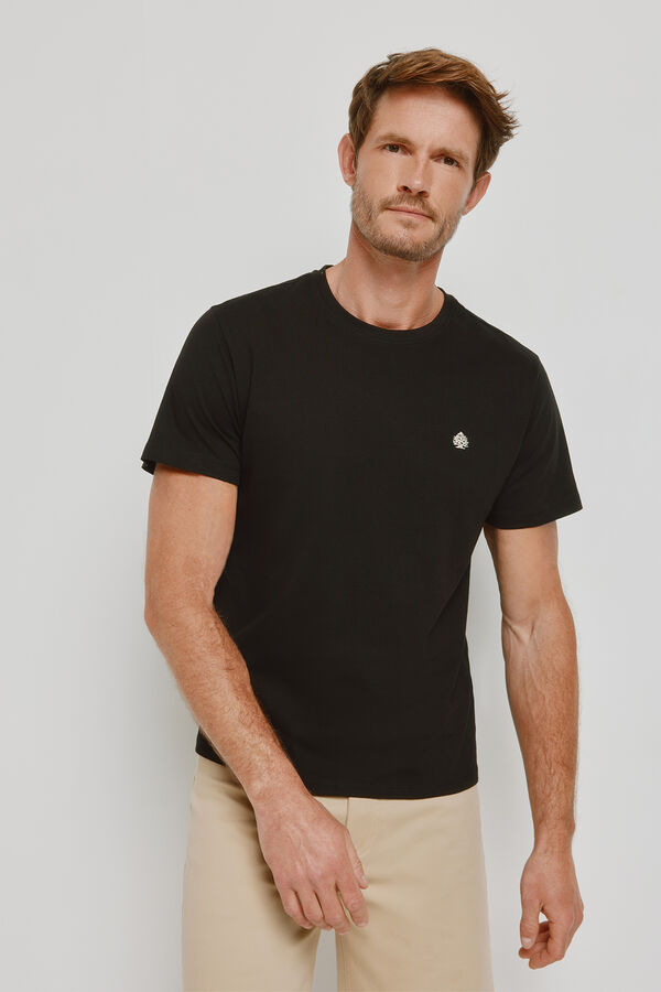 Springfield T-shirt de manga curta Preto