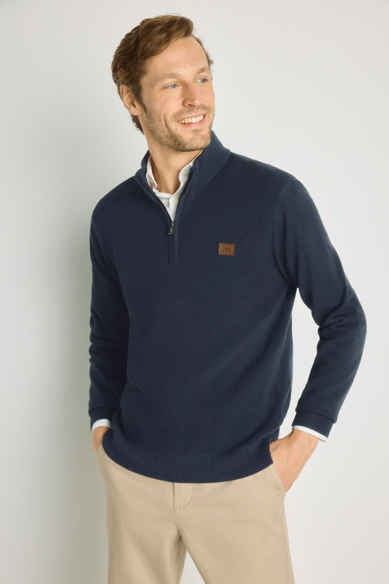 Pedro del Hierro Jersey semicisne cremallera
