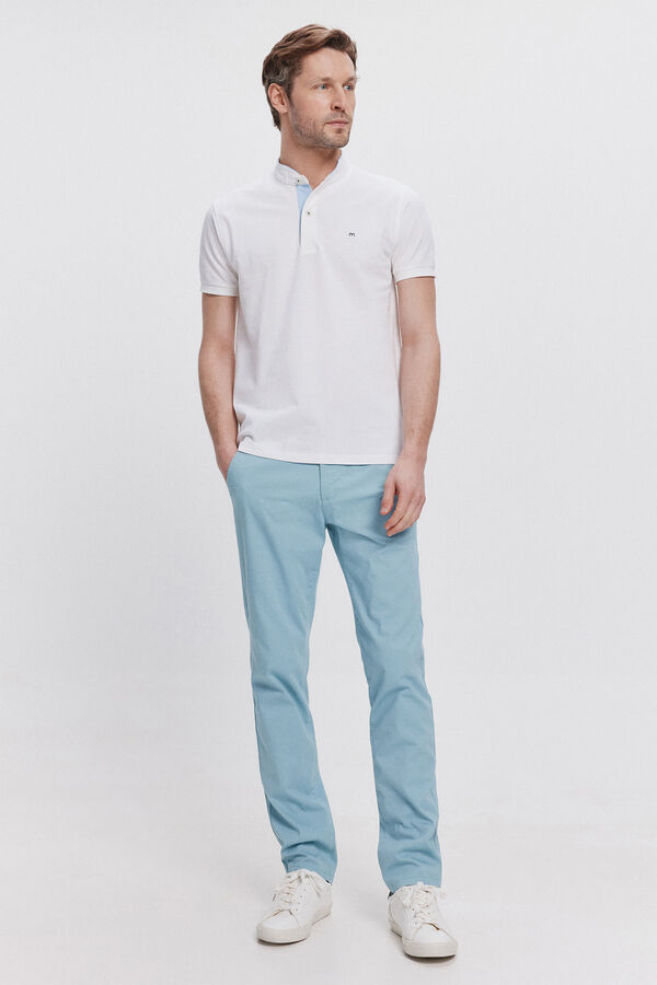 Milano Polo Cuello Mao Milano Blanco