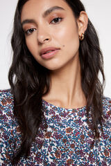 Milano Camisola estampada nos punhos Multicolor